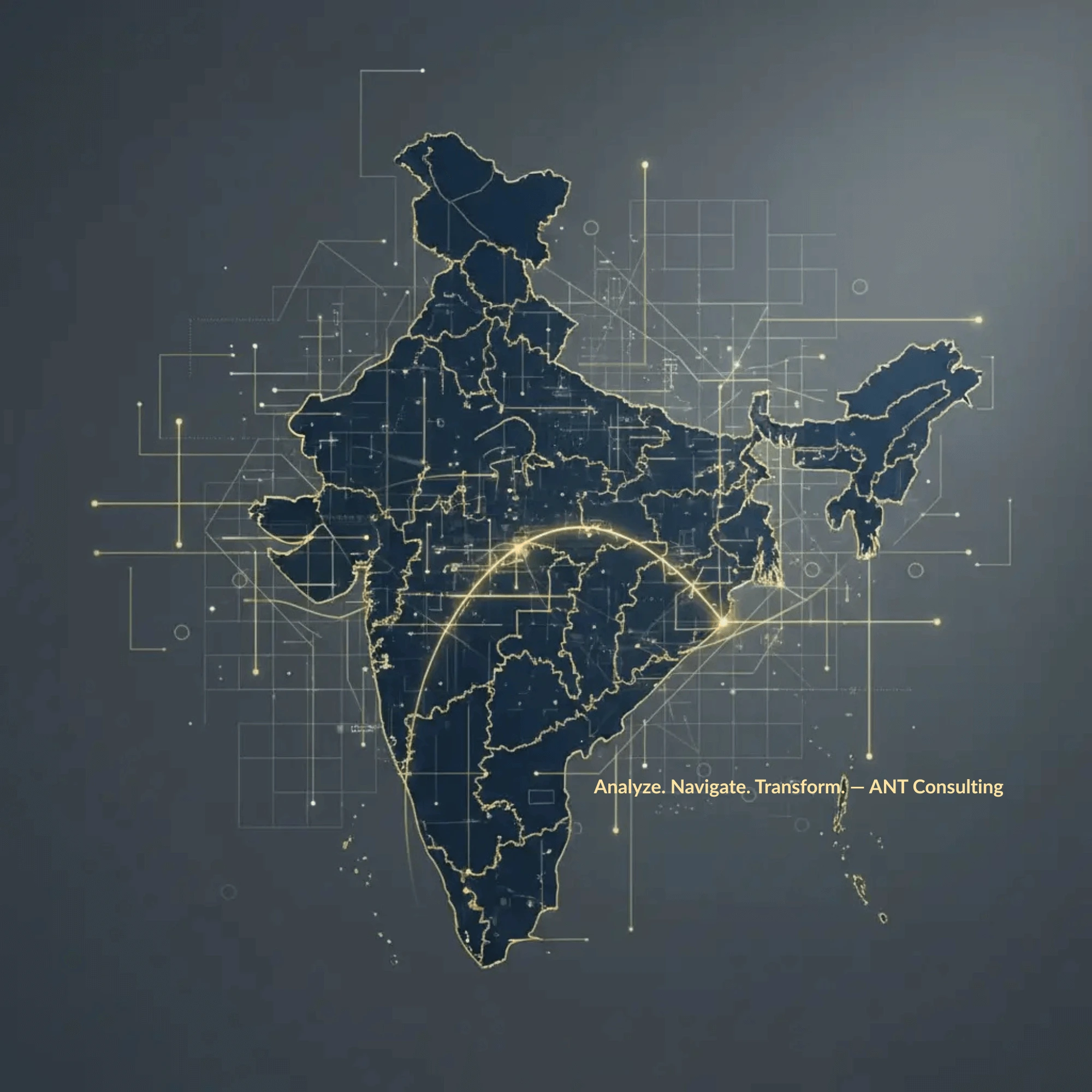 Map of India highlighting its complexity for market entry